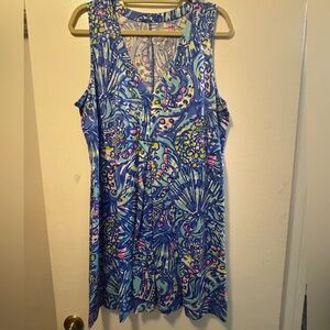 Lilly Pulitzer Vibrant Blue and Pink dress